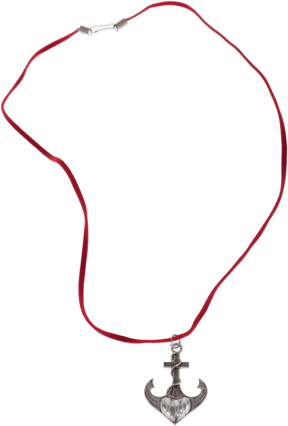 Cute_THEKLA_Vintage_ANKER_Anchor_HEART_HALSKETTE_Necklace-2
