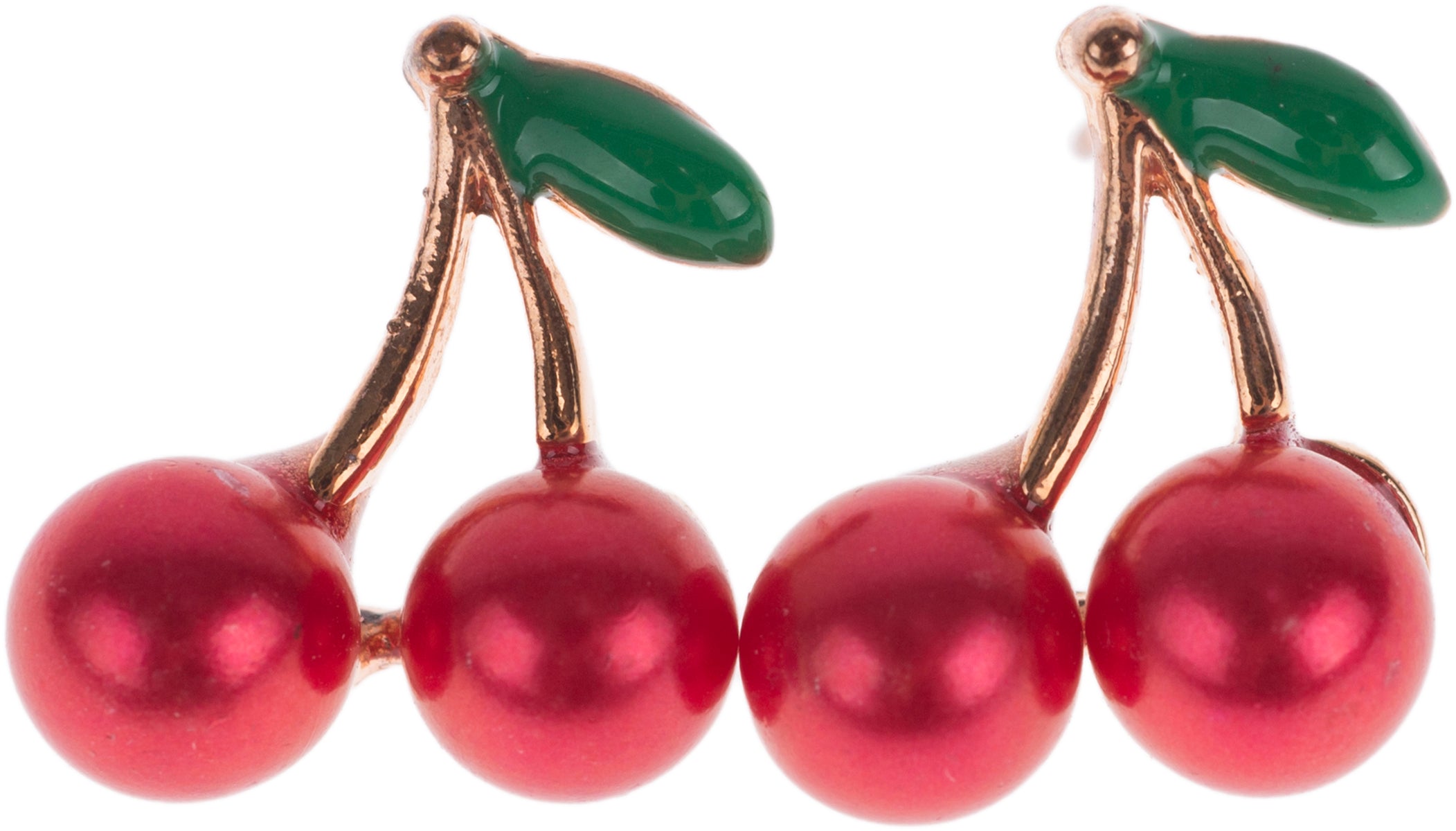 Cute_VRENI_Kirschen_PEARLY_CHERRY_Vintage_OHRSTECKER_Ohrringe-1