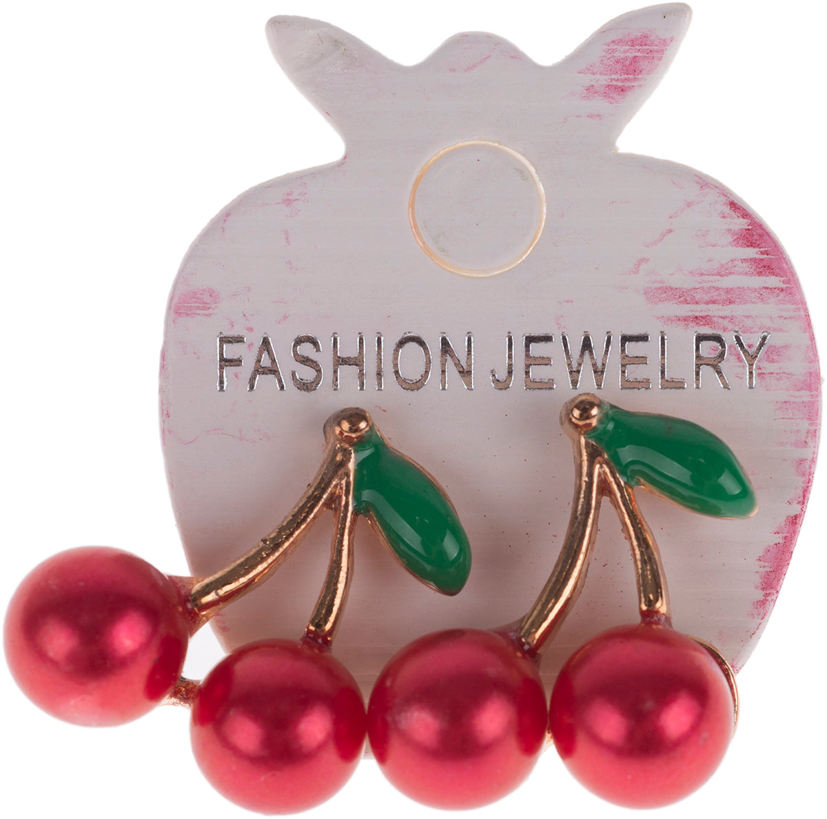 Cute_VRENI_Kirschen_PEARLY_CHERRY_Vintage_OHRSTECKER_Ohrringe-2