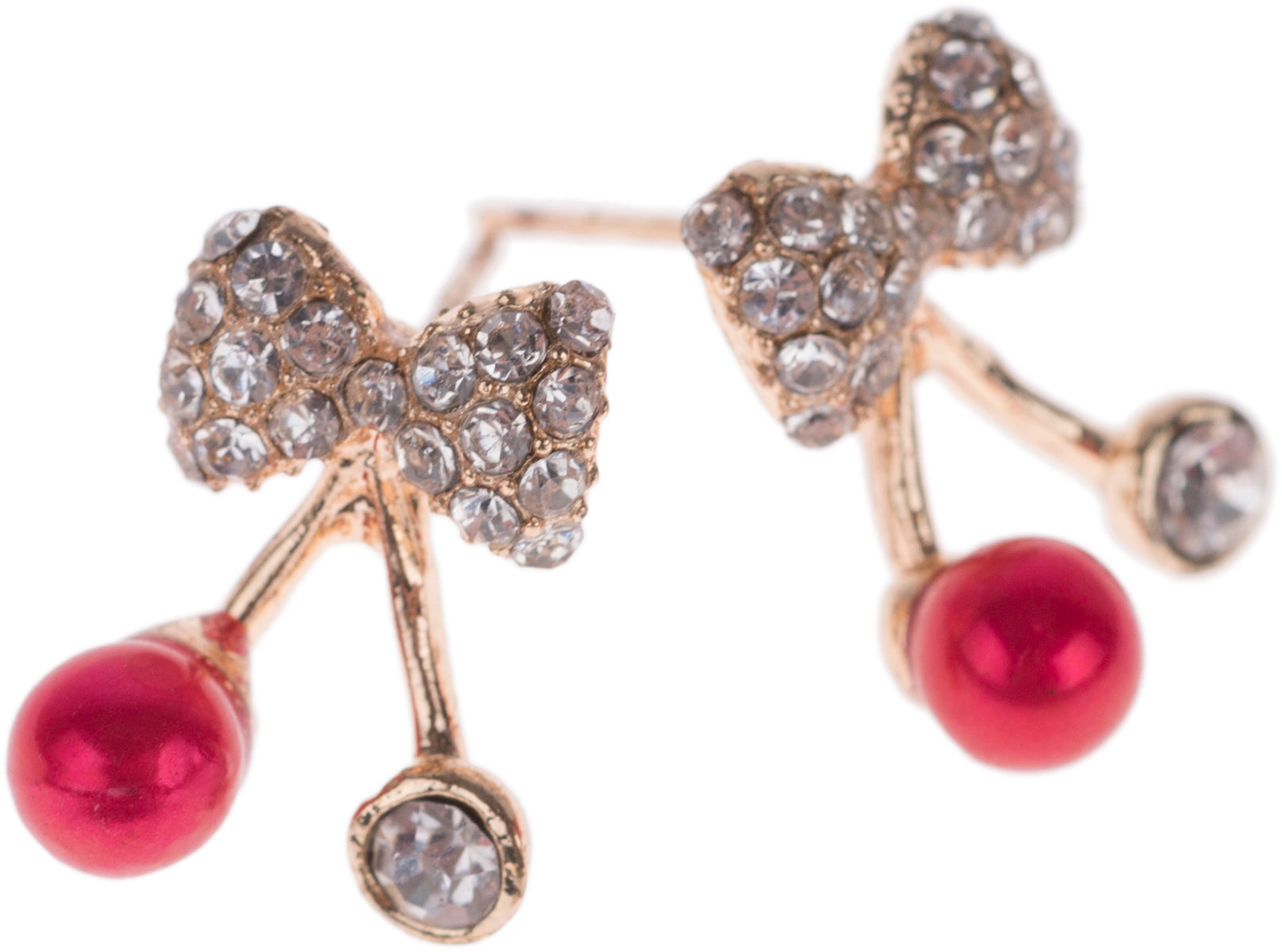 Cute_WIEBKE_Kirschen_CHERRY_Bow_Schleifen_OHRSTECKER_Ohrringe-1