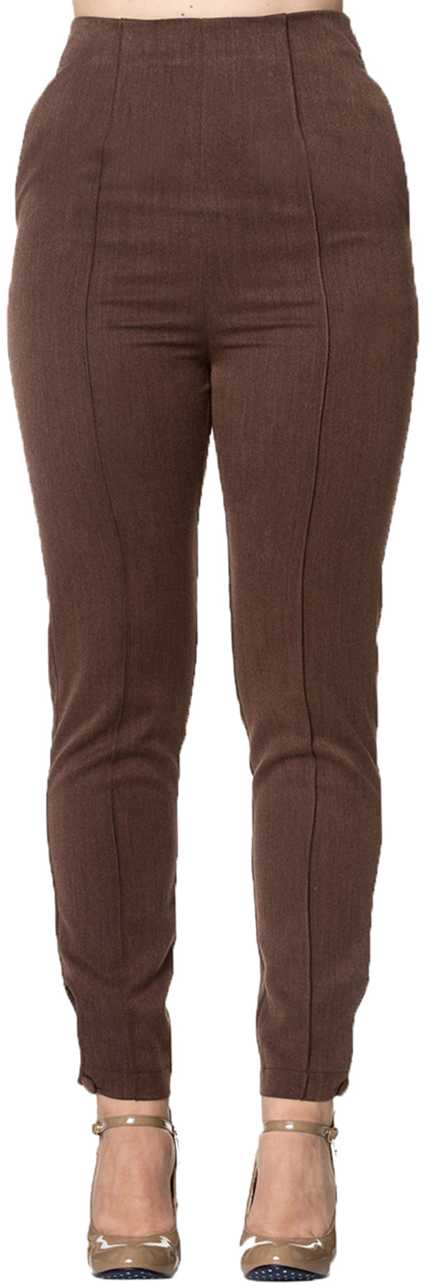 Dancing_Days_TEMPTING_FATE_High_Waist_Peephole_HOSE_Trousers_Dunkelbraun_killer_kirsche