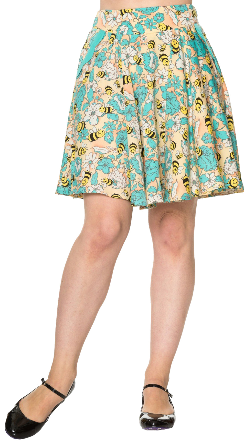 Dancing_Days_WATCHING_THE_SKIES_Flowers_Bienen_50s_Retro_Swing_Skirt_Rock_killer_kirsche_1rHnQ5BZxT0lOQ