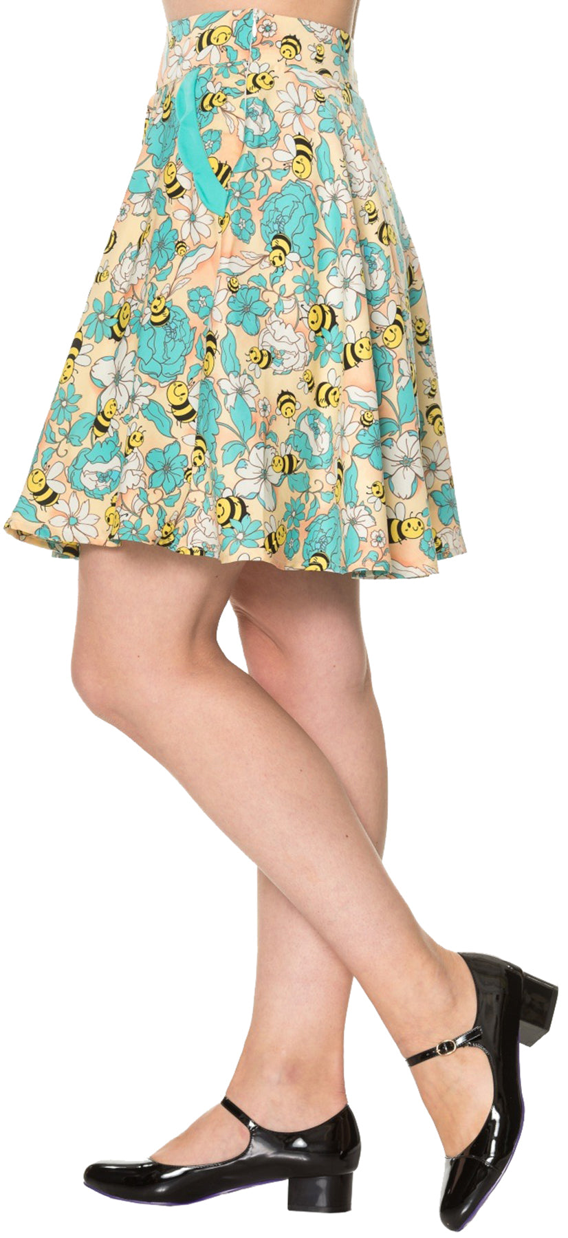 Dancing_Days_WATCHING_THE_SKIES_Flowers_Bienen_50s_Retro_Swing_Skirt_Rock_killer_kirsche_3NZHBPBVylvSts