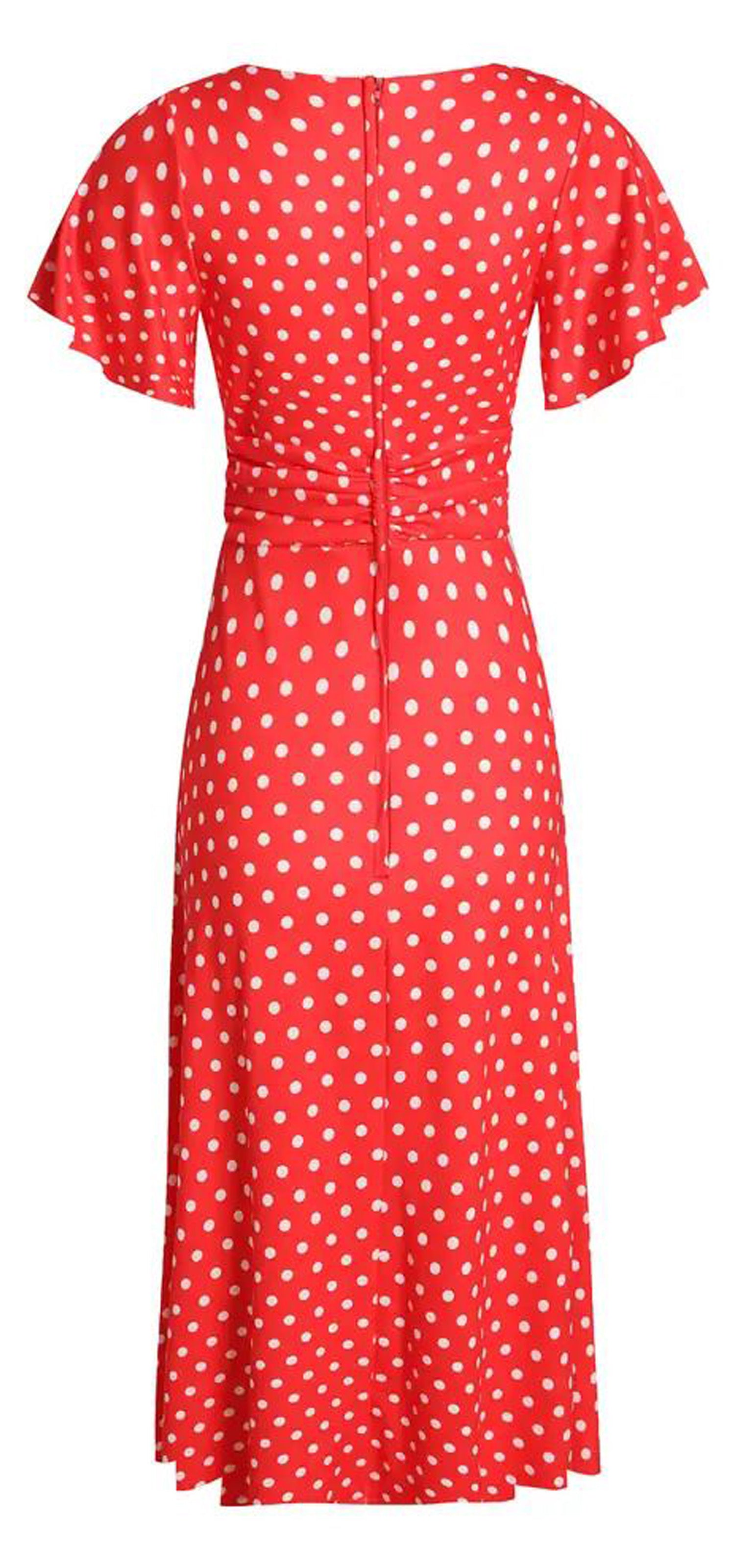 Dolly__Dotty_DONNA_POLKA_DOTS_50s_Wrap_VNeck_A-Linie_Retro_Punkte_DRESS_Kleid__Kirschrot-3