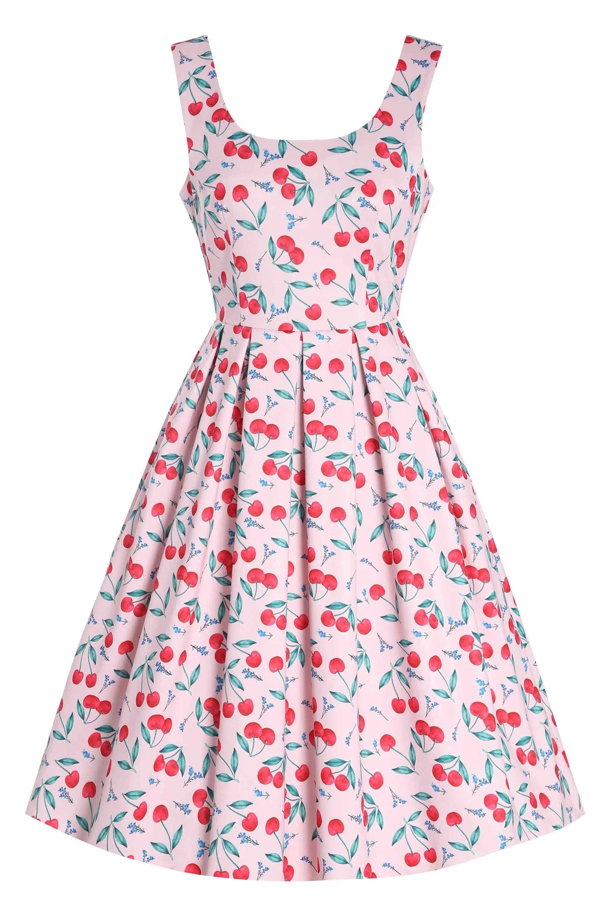 Dolly_and_Dotty_AMANDA_PINK_CHERRY_Retro_Traeger_Kirschen_Flared_Swing_KLEID_Dress_-_Pink-3