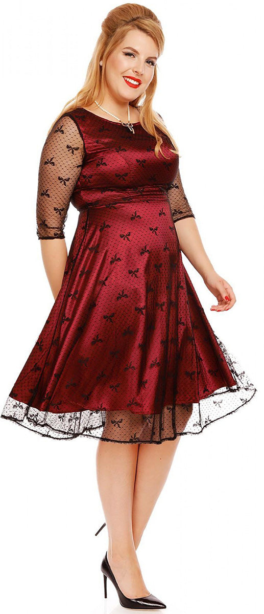 Dolly_and_Dotty_ANASTASIA_Retro_BOW_LACE_Polka_Dot_3_4_Arm_Dress_KLEID-2K5yXM4jelWcEN