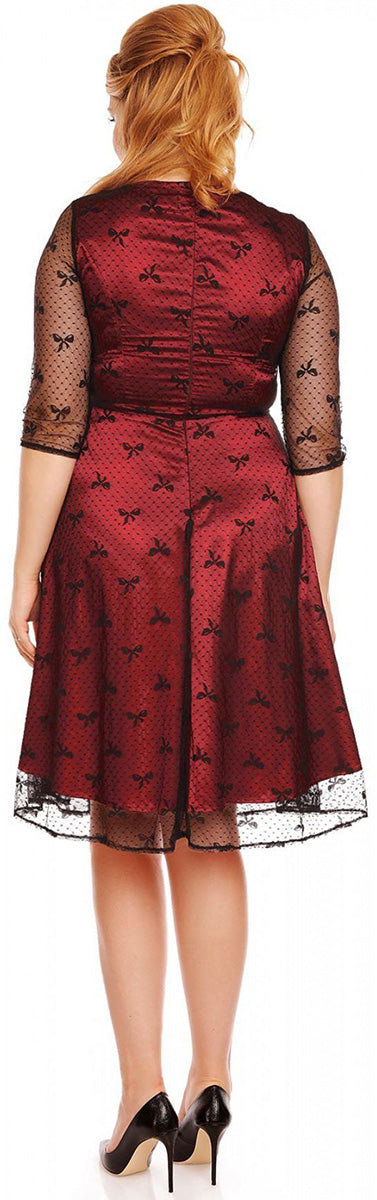 Dolly_and_Dotty_ANASTASIA_Retro_BOW_LACE_Polka_Dot_3_4_Arm_Dress_KLEID-5xZaCOeO6qeYpP