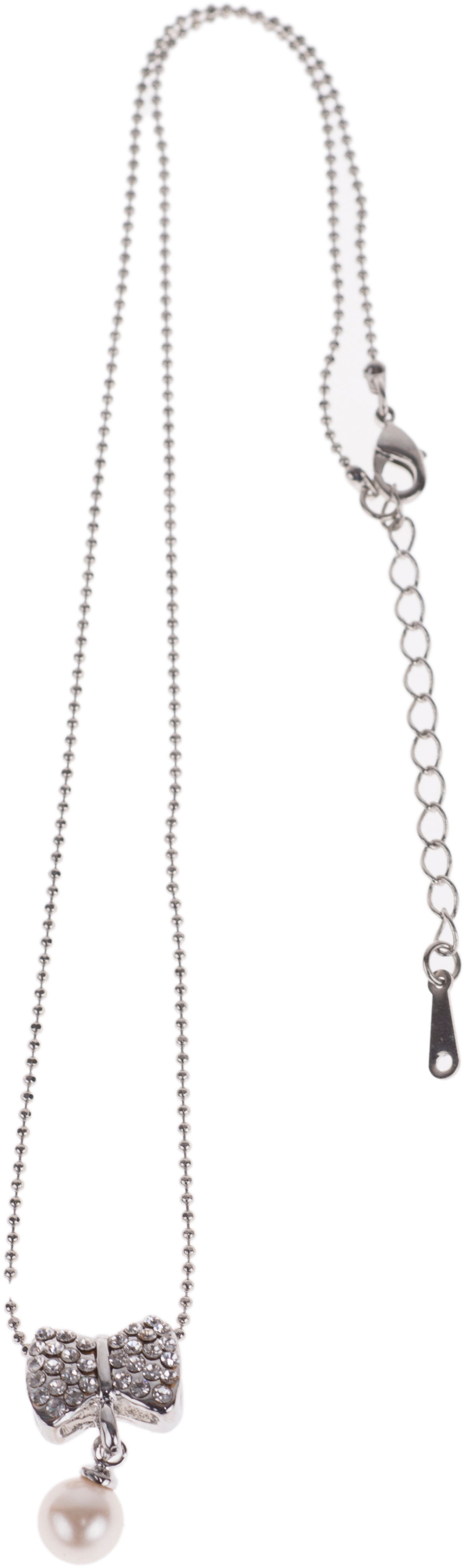 Edle_Glitzer_SCHLEIFEN_Retro_BOW_Perlen_Retro_Halskette2eIL1trkVuuABR