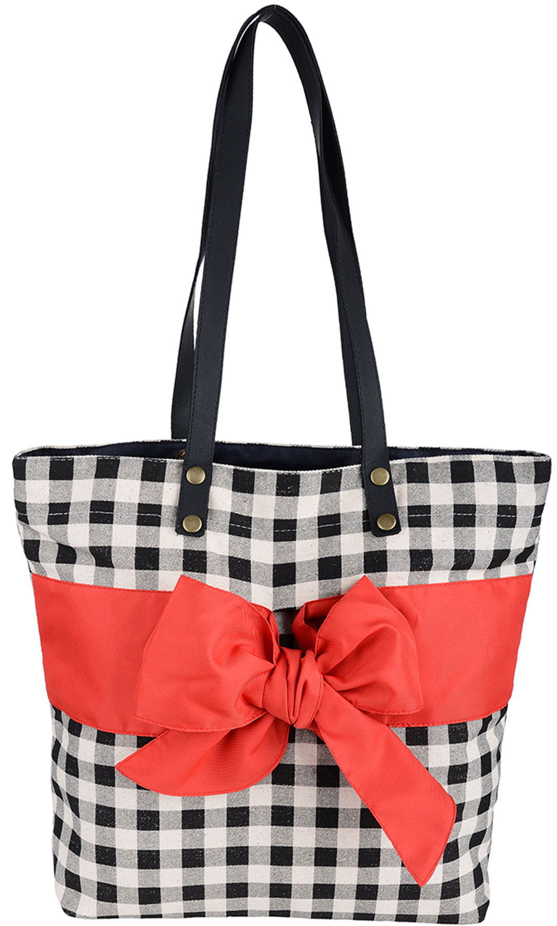 Edle_Karo_Gingham_RED_BOW_Canvas_TASCHE_Bag_killer_kirschemAo9SGLdyuOZf