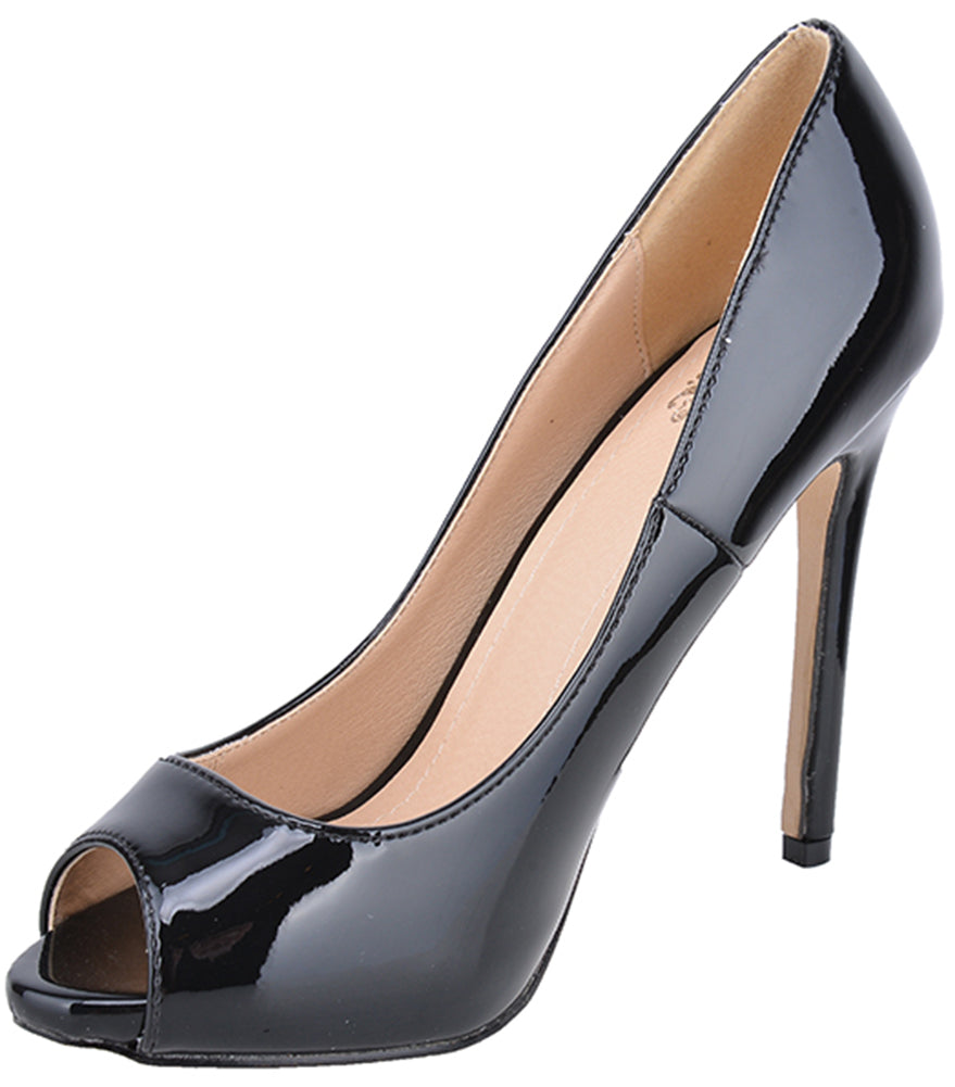 Edle_Pin_Up_LACK_Basic_Retro_Peep_Toes_HIGH_HEELS_-_Black