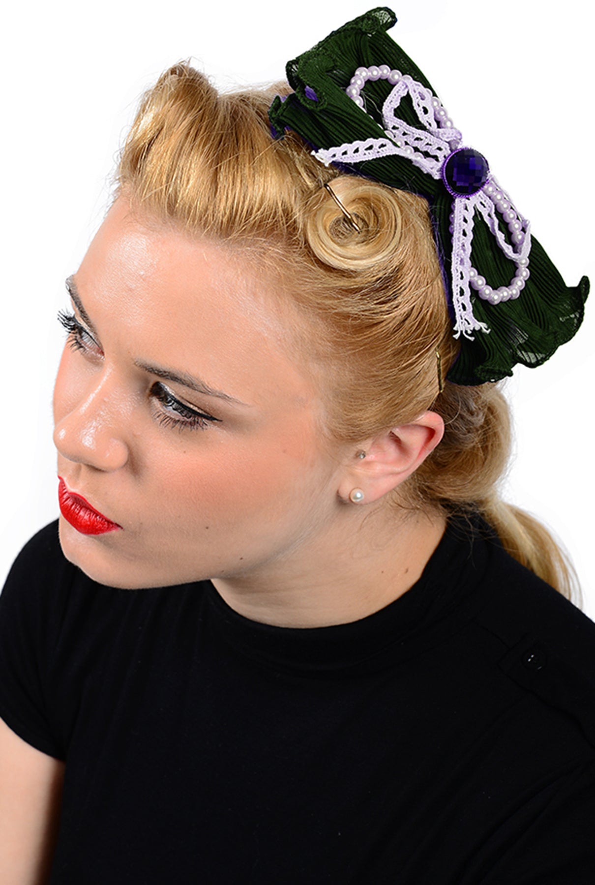 Edle_Schleifen_BOW_Perlen_Pearls_Haarspange_-_Gruen_killer_kirscheGGLZgEFBKYITU