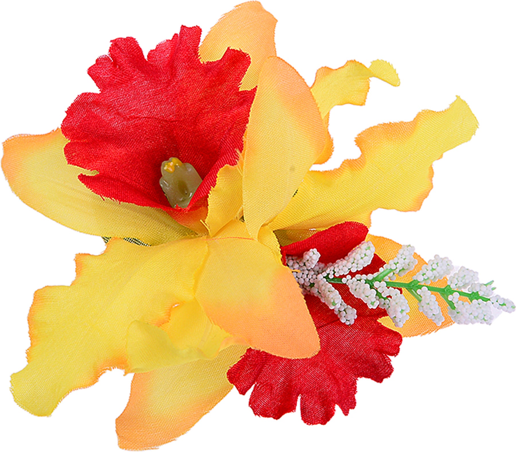 Edle_Tiki_ORCHIDEEN_Blueten_Flower_Haarspange_-_Gelb_killer_kirsche9gn8Dzsws6fUN