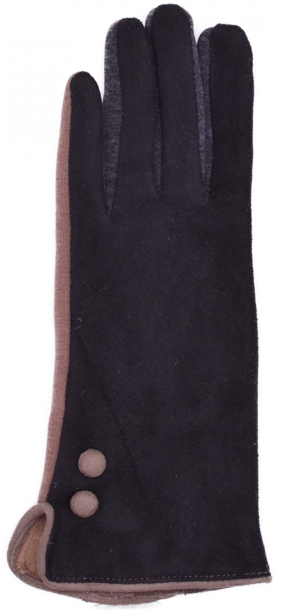 Edle_VINTAGE_Faux_Suede_BUTTONED_Damen_Handschuhe_Retro_GLOVES-3