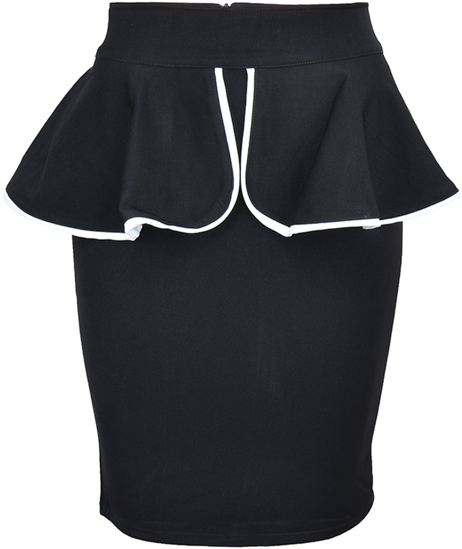 Edler_Retro_BASIC_50s_Pin_Up_PENCIL_SKIRT_Rock_-_Schwarz_killer_kirsche_1