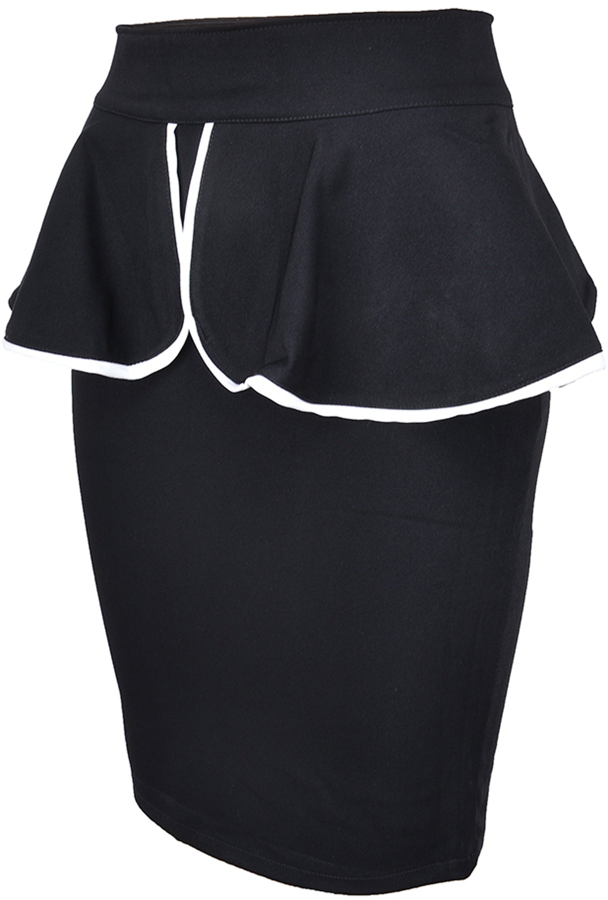 Edler_Retro_BASIC_50s_Pin_Up_PENCIL_SKIRT_Rock_-_Schwarz_killer_kirsche_3