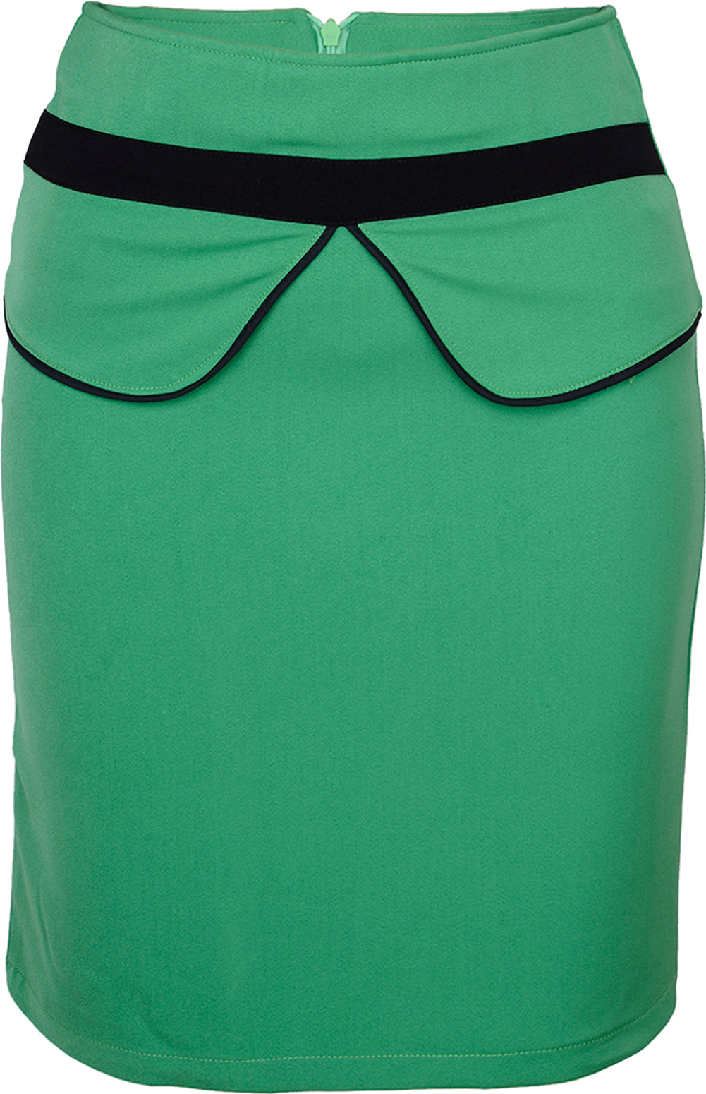 Edler_Retro_BASIC_Fifties_Volant_Pin_Up_PENCIL_SKIRT_Rock_-_GruenOvOo8gy3UF3IT