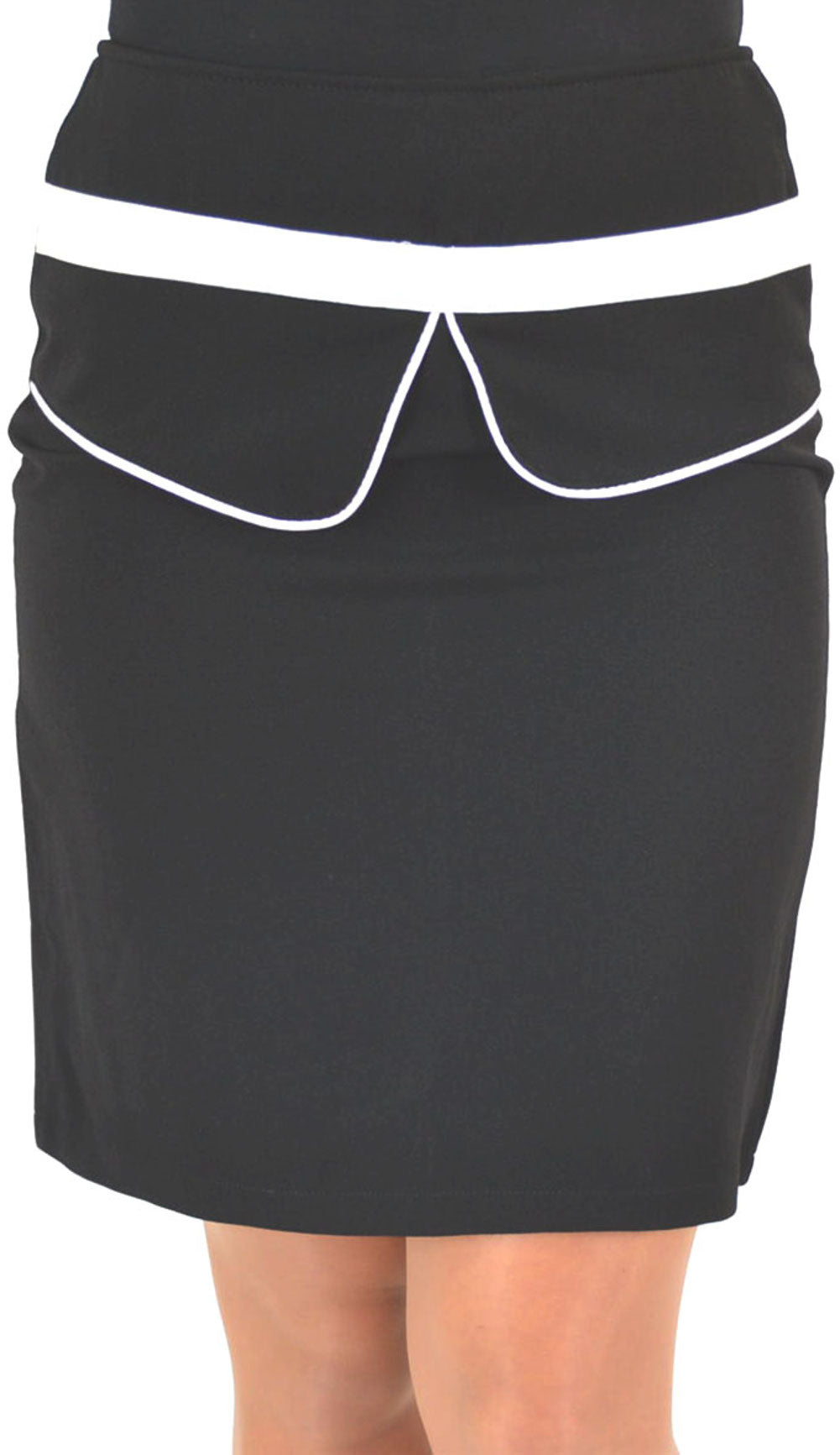 Edler_Retro_BASIC_Fifties_Volant_Pin_Up_PENCIL_SKIRT_Rock_-_Schwarz