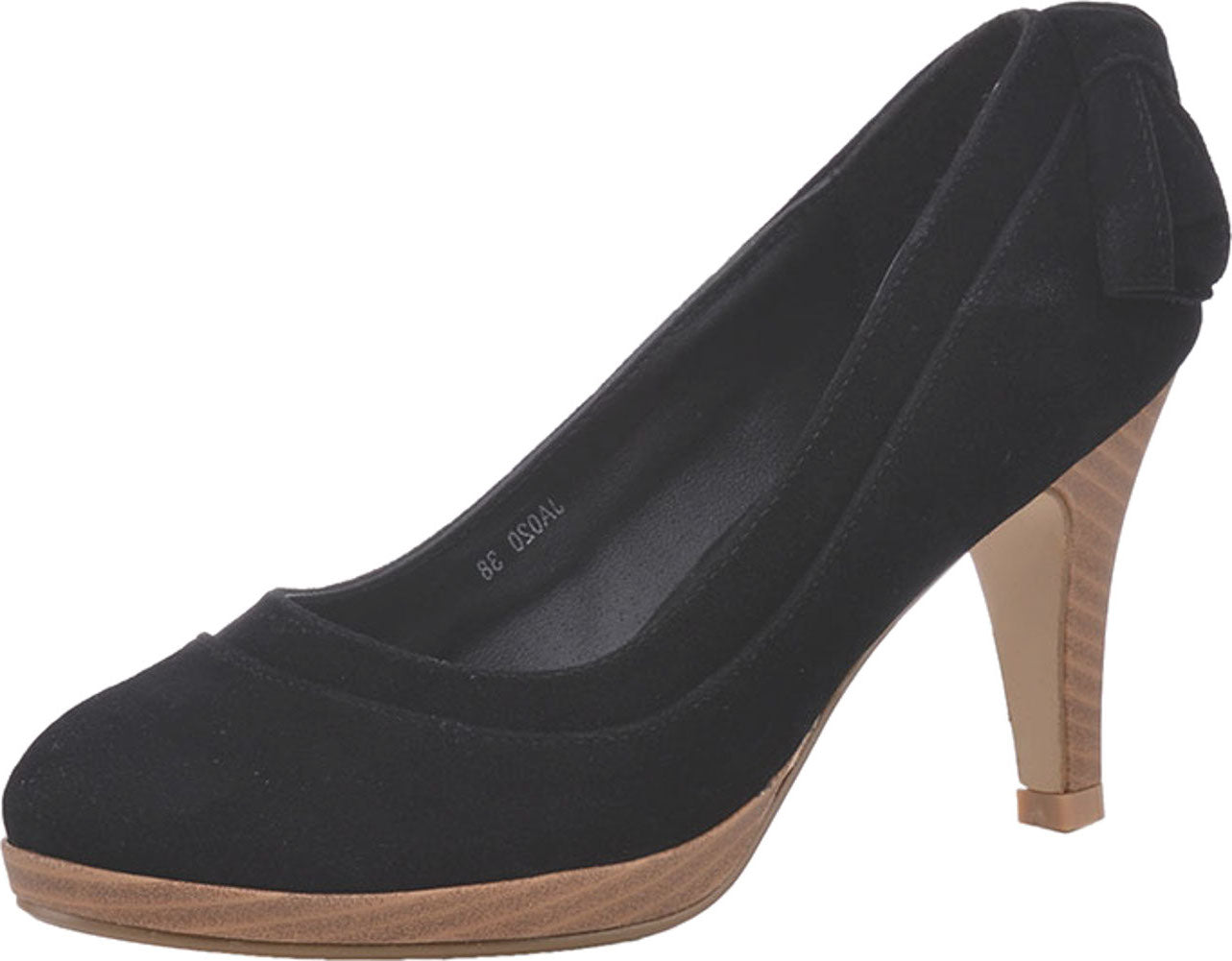 Edler_Retro_SCHLEIFEN_Filz_Bow_HIGH_HEELS_-_Schwarz