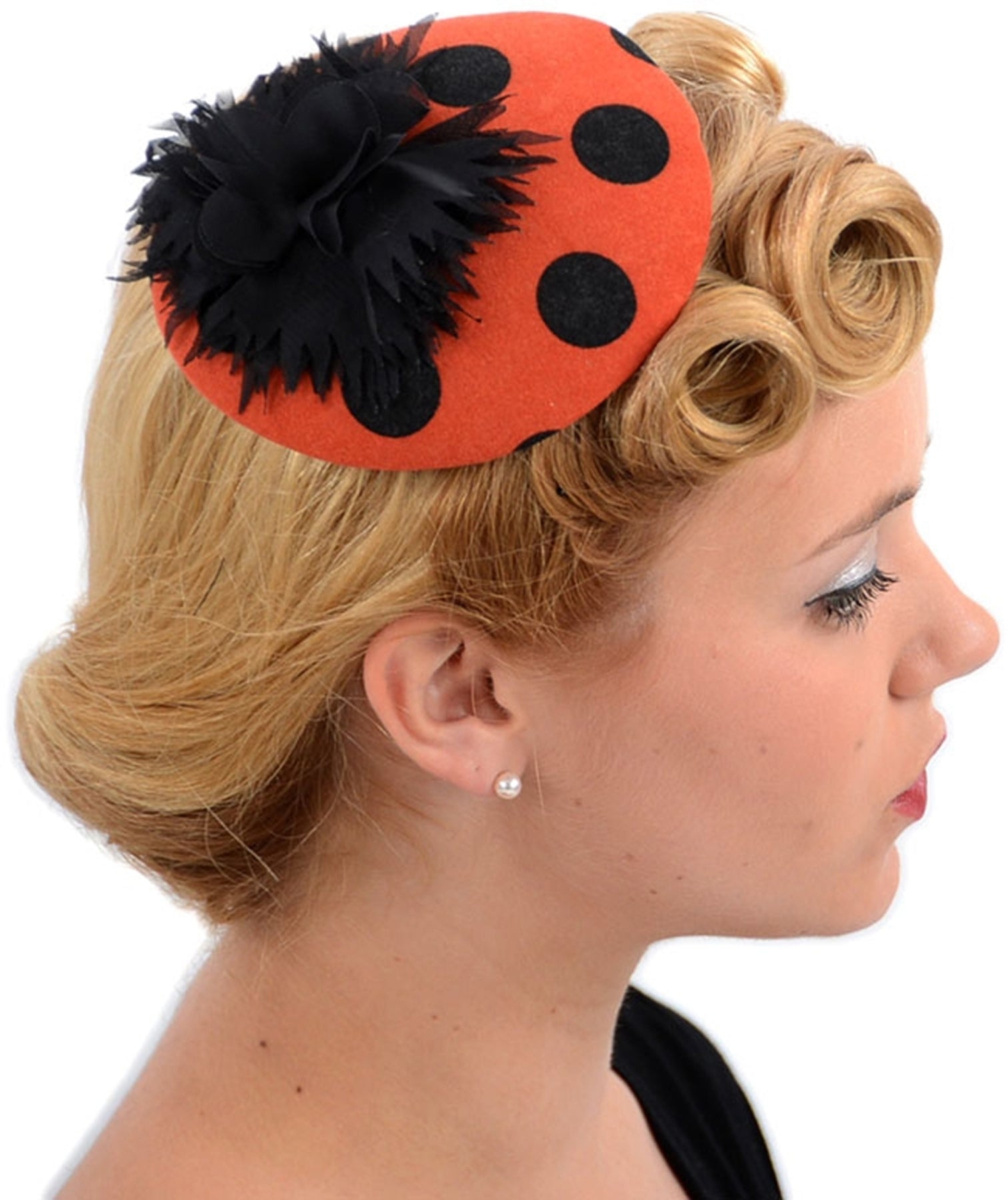 Edles_Pin_Up_POLKA_DOTS_Flower_PILLBOX_Headpiece_killer_kirscheEOdEC24IDjlnw