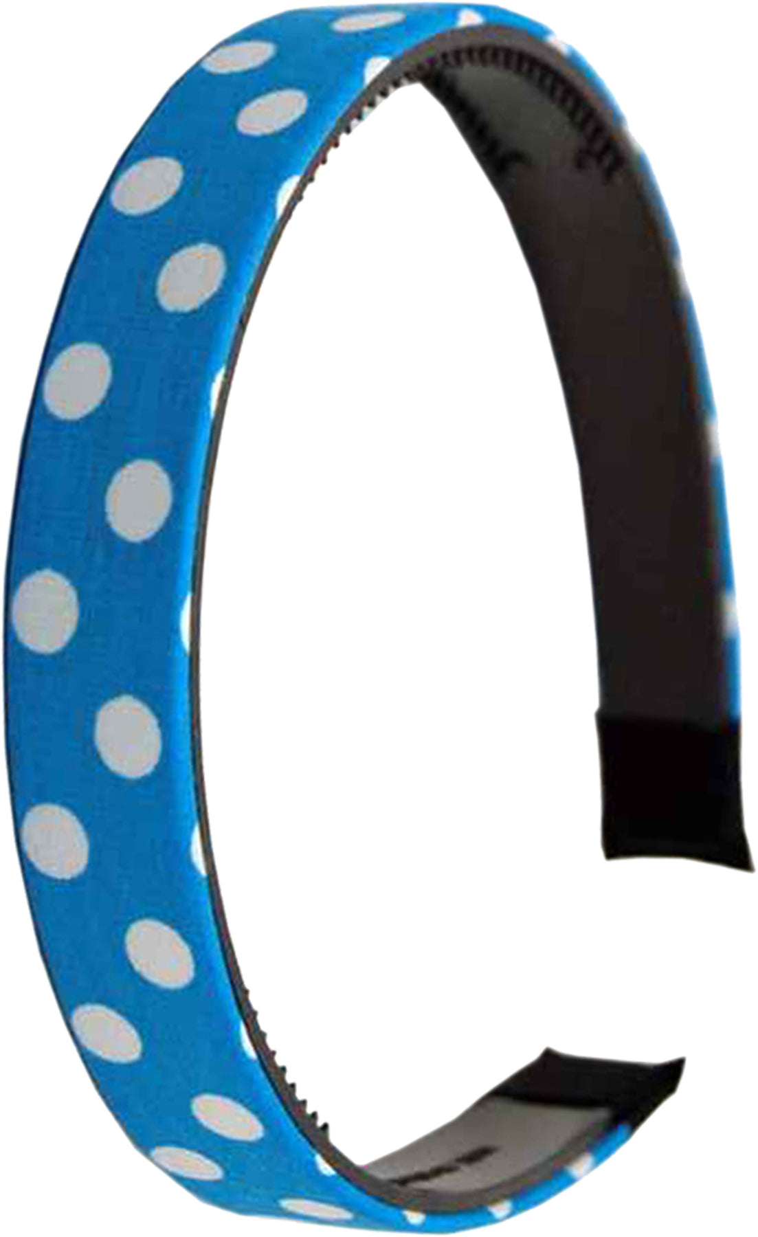 Fifties_POLKA_DOTS_Punkte_Haarreif_-_Hellblau_killer_kirsche