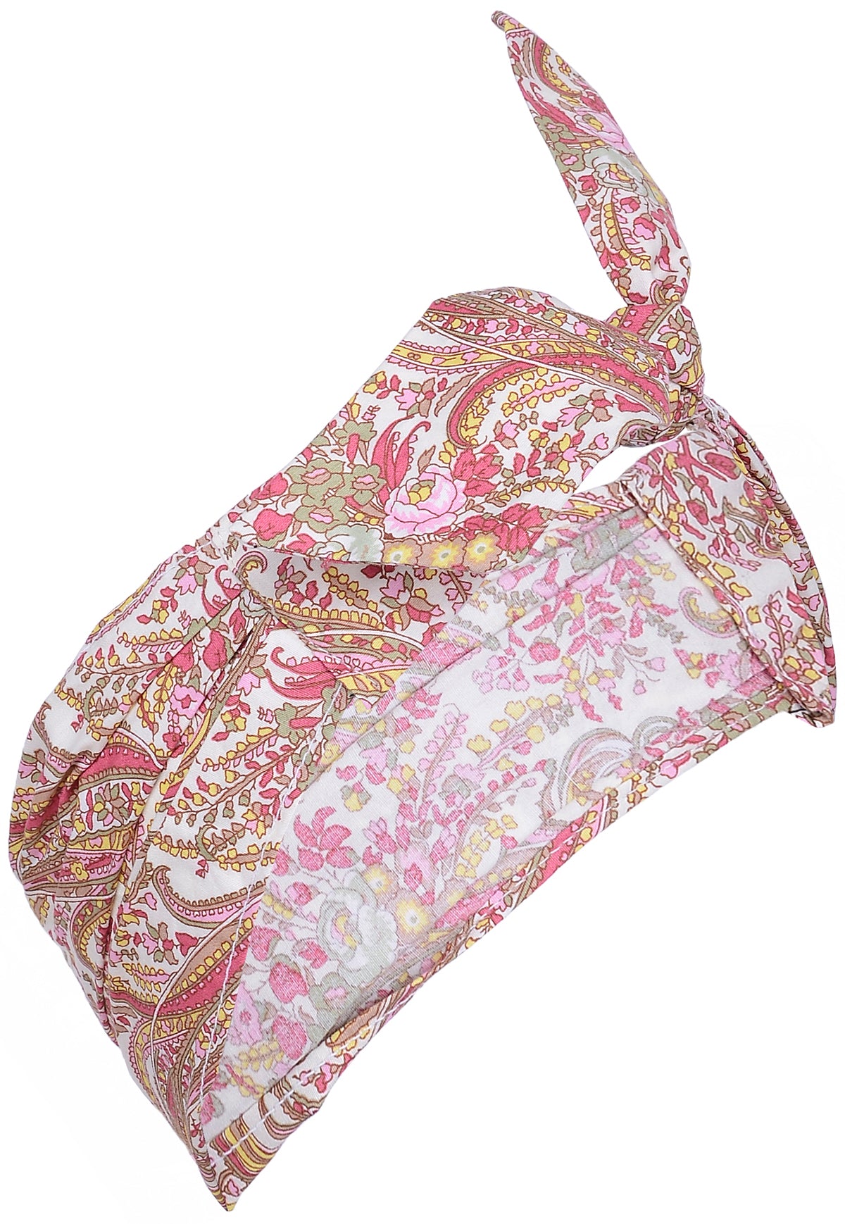 Gerafftes_TREASA_Vintage_50s_PAISLEY_Muster_Pin_Up_HAARBAND_rosa