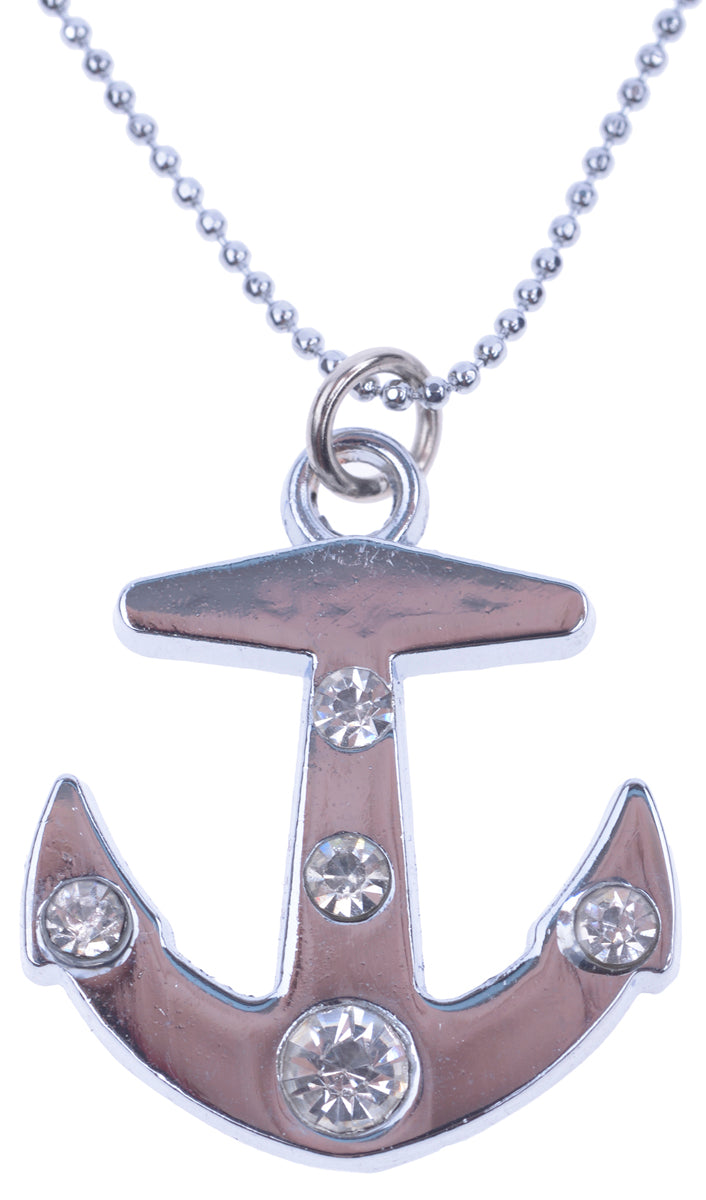 Glamour_ANCHOR_Anker_STRASS_Oldschool_Halskette