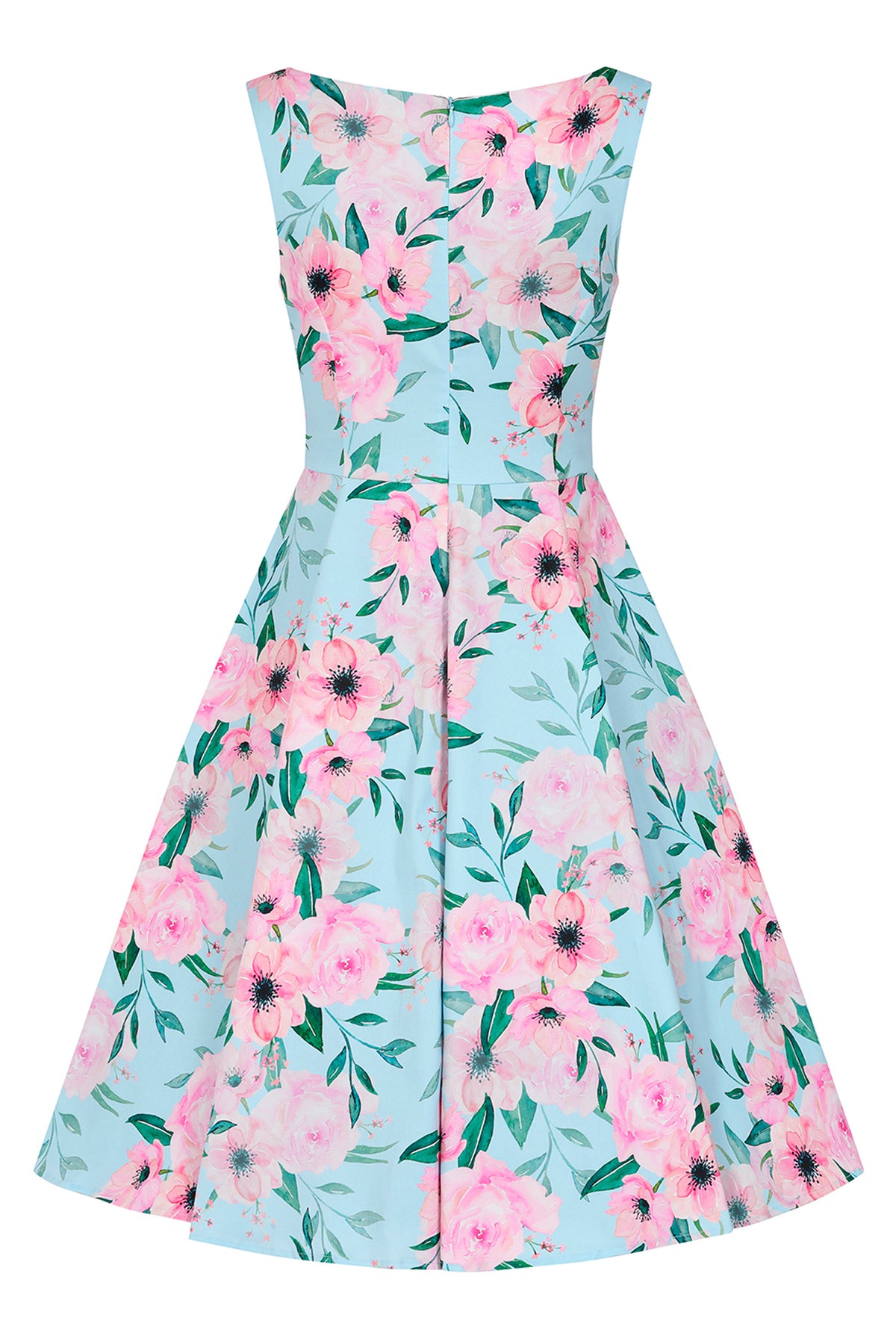 Hearts & Roses «Claudette Blossom» Vintage 50s Floral Blüten Swing Dress / Petticoatkleid