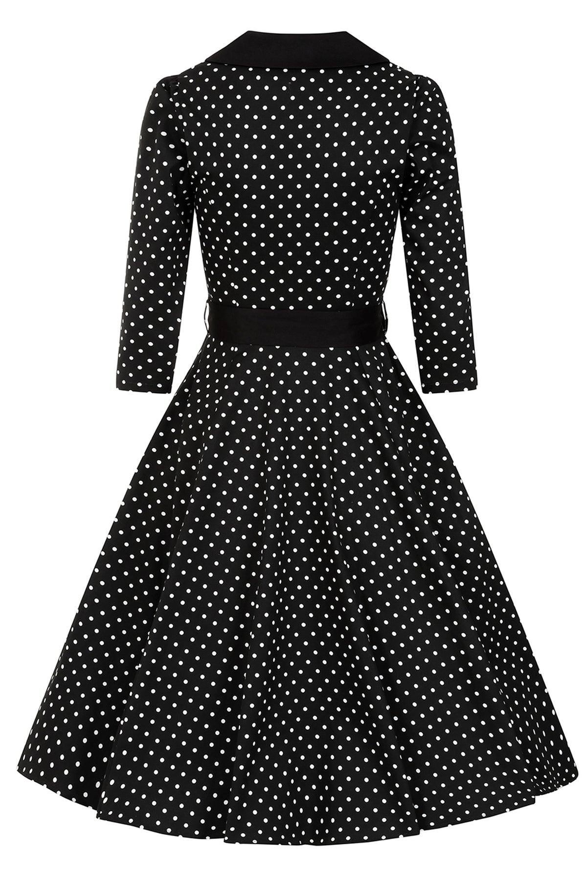 Hearts & Roses «Cora Polka Dot» Vintage 50s Punkte Classic Swing Dress Petticoatkleid
