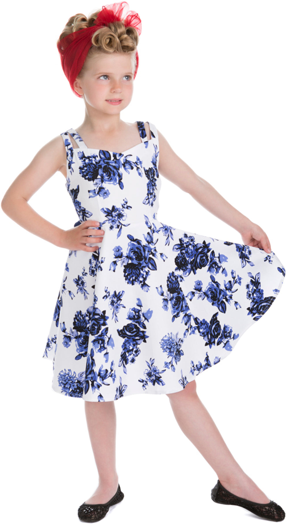 Hearts_Roses_Blue_Rosaceae_Vintage_Floral_Blueten_Swing_Dress_for_KIDSgPxpjeCSKaYeV