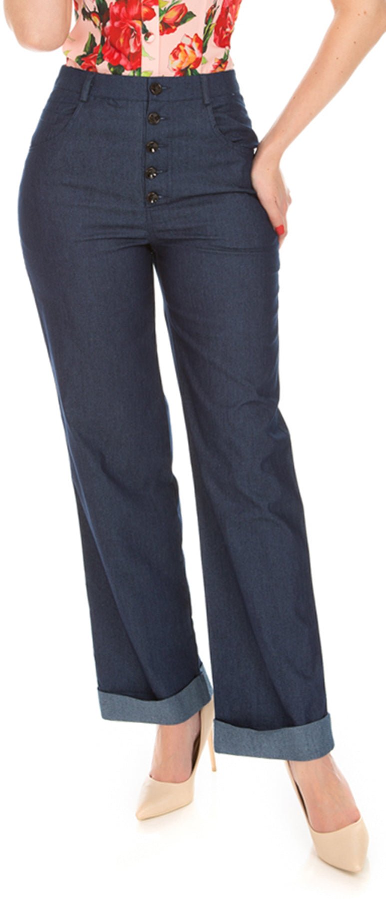 Hearts_Roses_DEBBIE_Vintage_HIGH_WAIST_Marlene_Hose_PANTS_Trousers_killer_kirsche