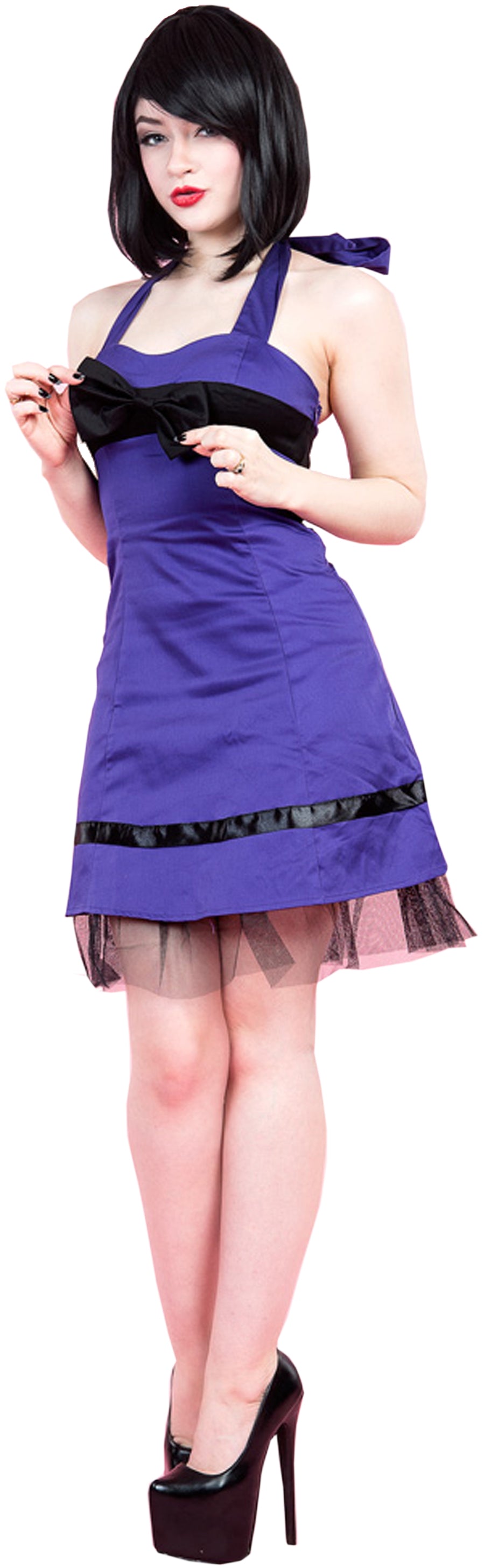 Hearts_Roses_MOTEL_MARCIA_Black_Bow_Petticoat_Neckholder_Kleid_DRESSdFRioLWXRYoEs