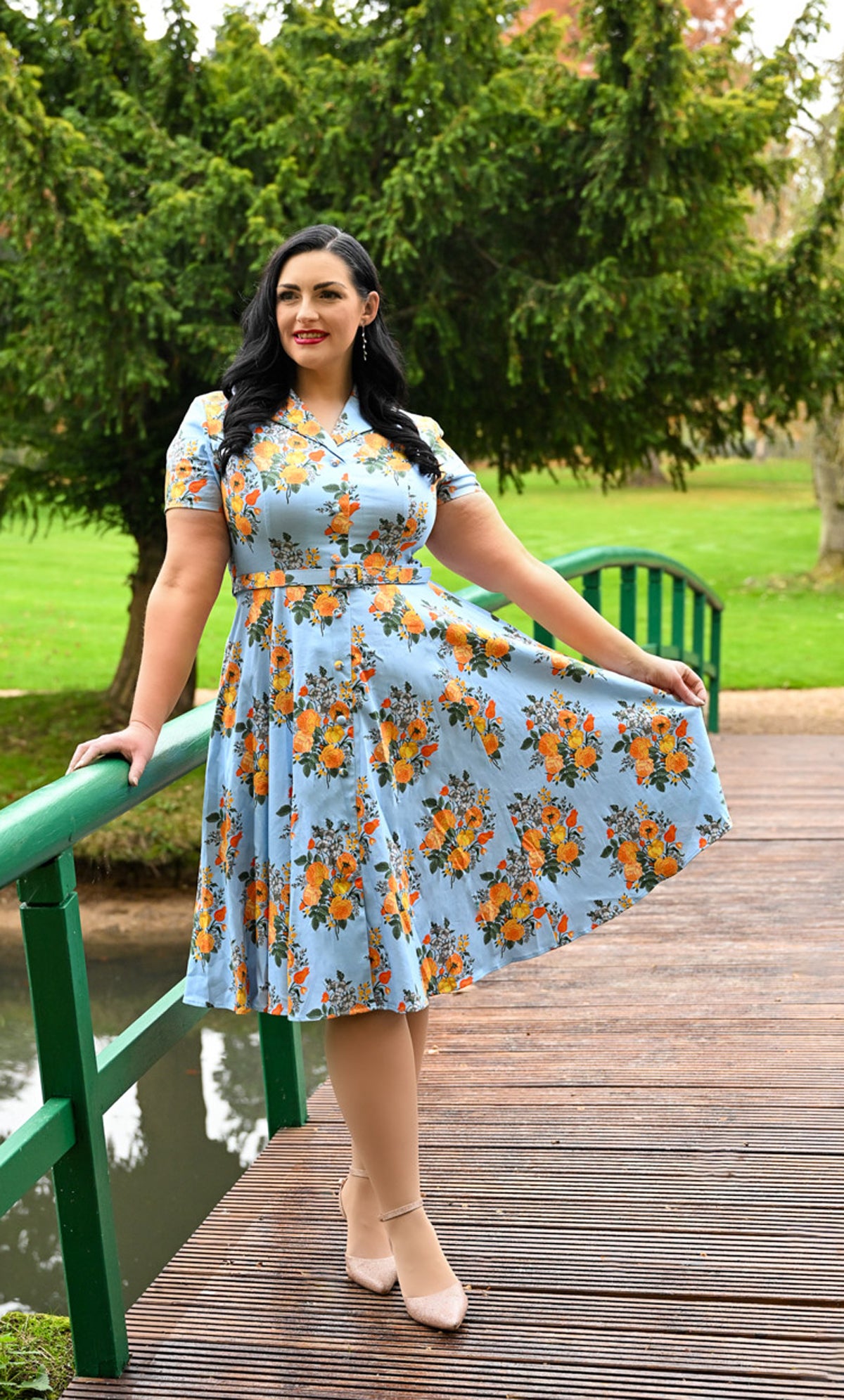 Hearts__Roses_HALLIE_FLORAL_Vintage_Blueten_Rockabilly_Lapel_Collar_SWING_DRESS_Kleid_-_Plus_Size-3BV307tkXAD02w