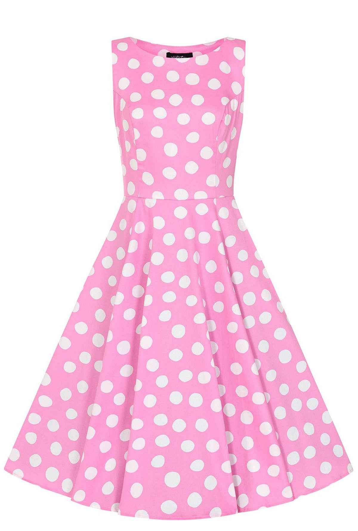 Hearts__Roses_LYRA_POLKA_DOT_Punkte_Vintage_50s_Swing_Dress_KLEID_-_Pink-1