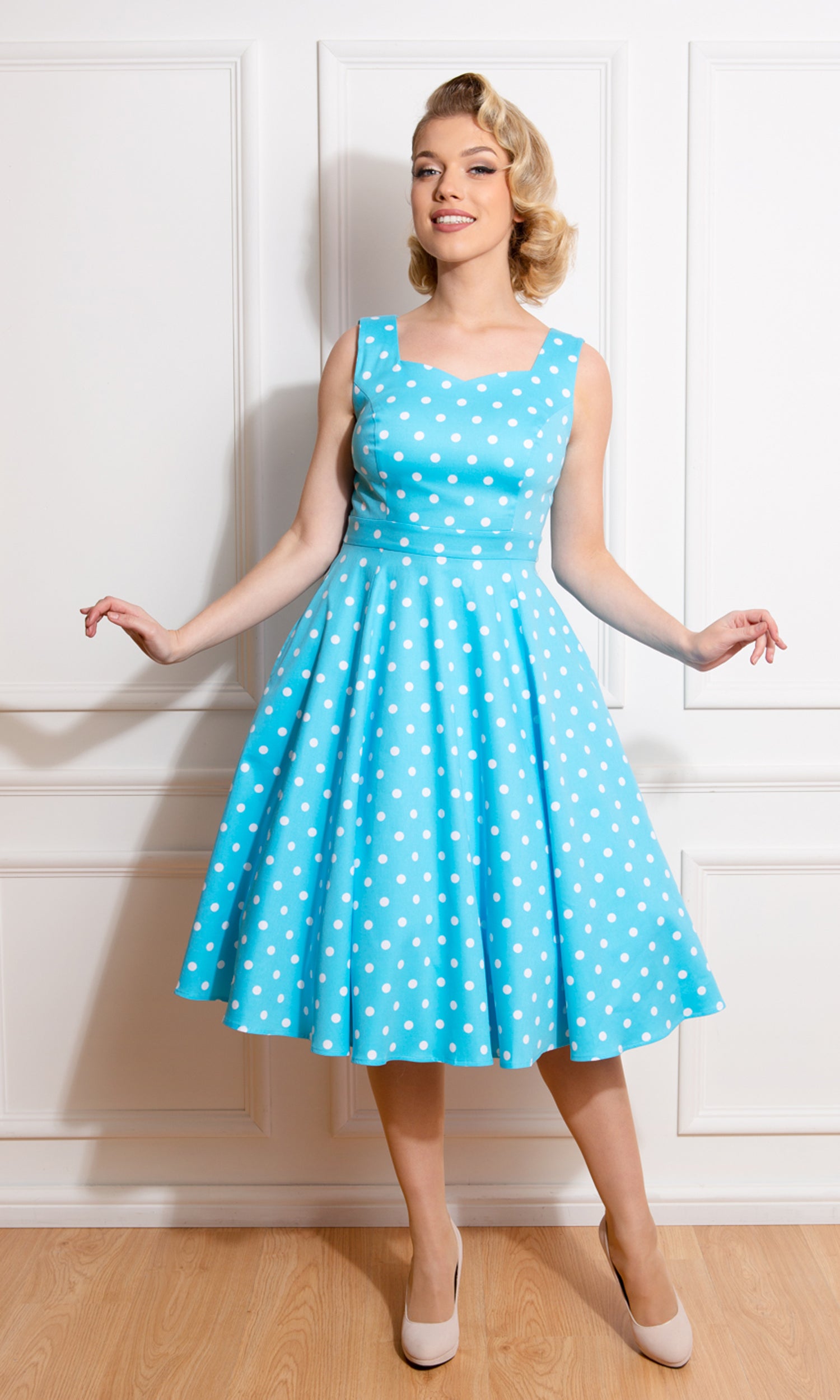 Hearts__Roses_RUTH_PUNKTE_Polka_Dots_Vintage_50s_Swing_Dress_KLEID__Dunkles_Himmelblau-17lGeTTm2mkBBG