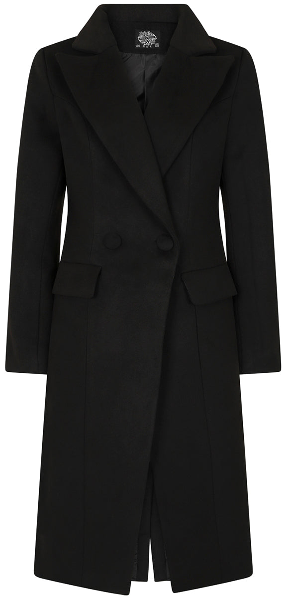 Hearts_and_Roses_ELOISE_Vintage_PLAIN_50s_Pin_Up_V-Neck_MANTEL_Coat-3