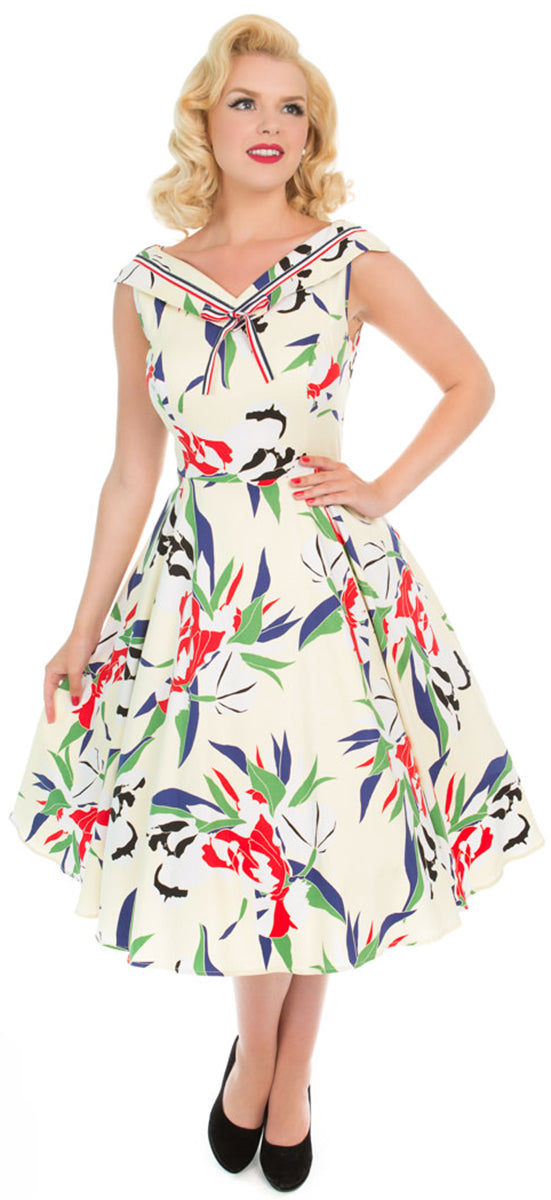 Hearts_and_Roses_HEAPS_OF_LEAVES_Sailor_V-Neck_50s_Swing_Dress_KLEID-1l6Kg551EZX98k