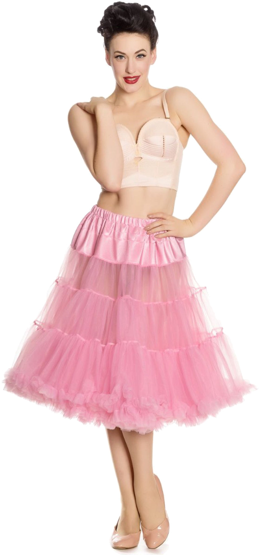 Hell_Bunny_50s_LONG_27_Swing_Tuell_Vintage_Unterrock_PETTICOAT_Bubblegum_Pink_killer_kirsche_2
