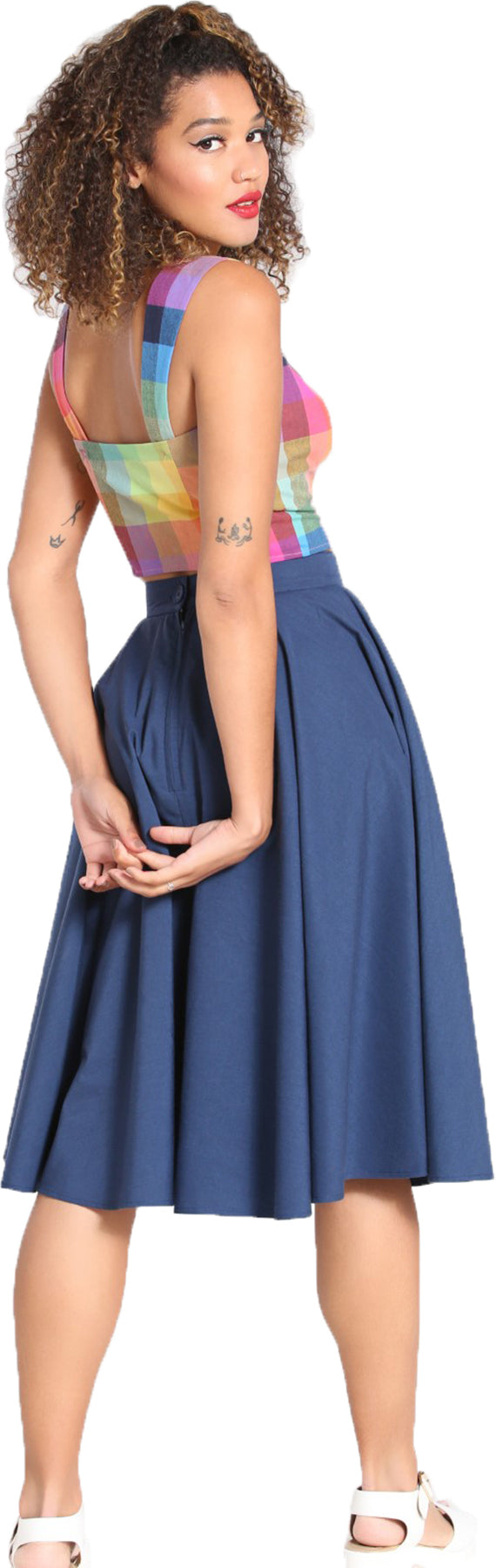 Hell_Bunny_ABI_50s_BASIC_Vintage_PLAIN_High_Waist_SWING_SKIRT_Tellerrock_Navyblau_Killer_Kirsche-2hhyP0VXHWPl5S