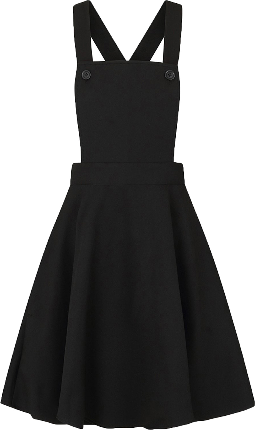 Hell_Bunny_AMELIE_50s_Plain_PINAFORE_Swing_Rock_Mini_LATZKLEID_Skirt_killer_kirsche