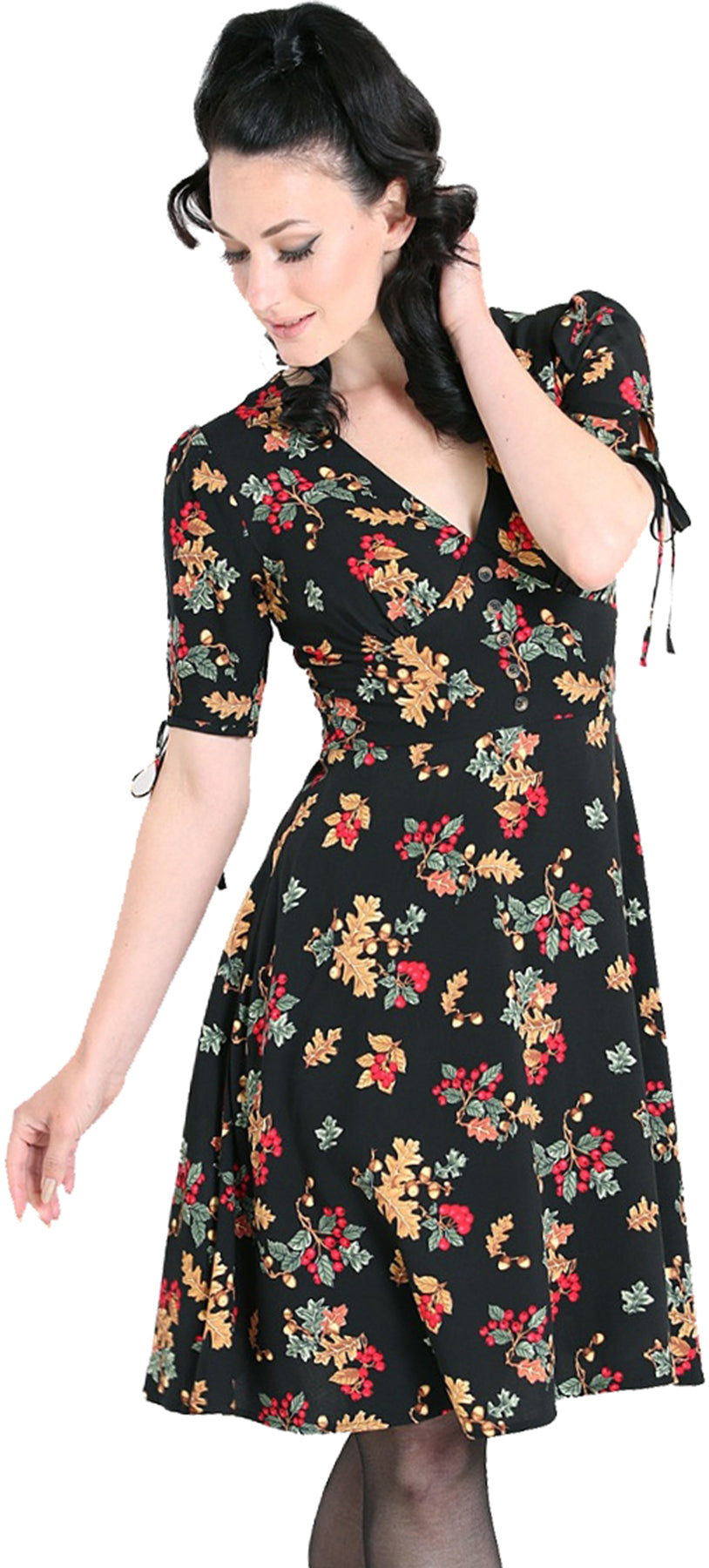 Hell_Bunny_AURELIA_Autumn_Leaves_Acorn_HALBARM_V-Neck_A-LINIE_DRESS_Kleid_killer_kirsche_1lY2wT5ghD5GDZ
