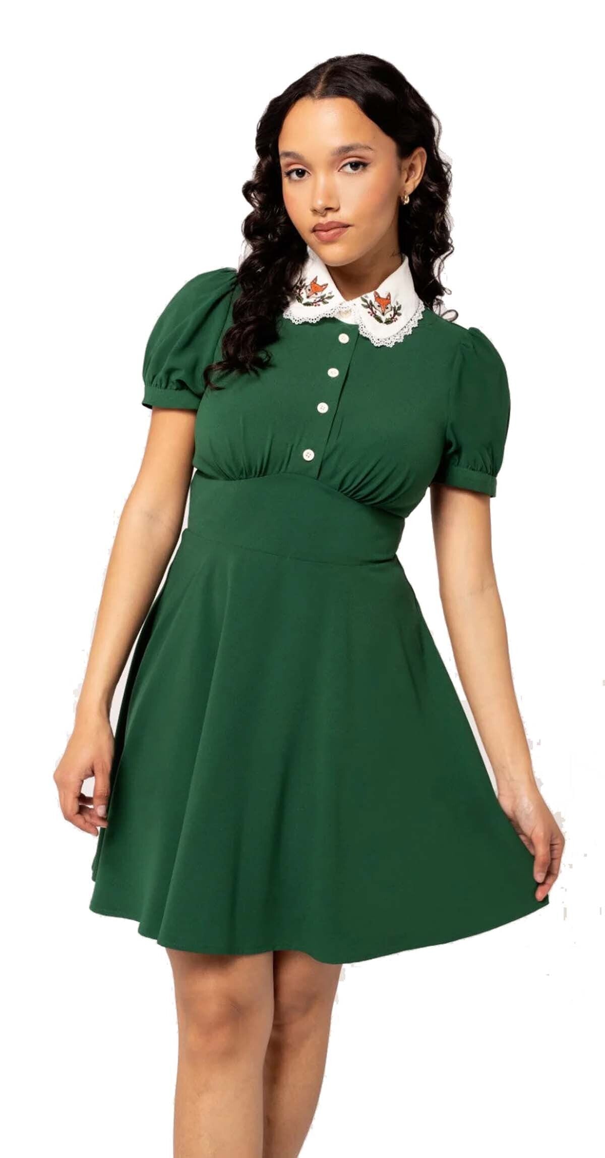 Hell_Bunny_BASIL_FOX_Vintage_Bubikragen_Fuchs_A-Linie_DRESS_Kleid_-_Tannengruen-10Sz35rFszElb1