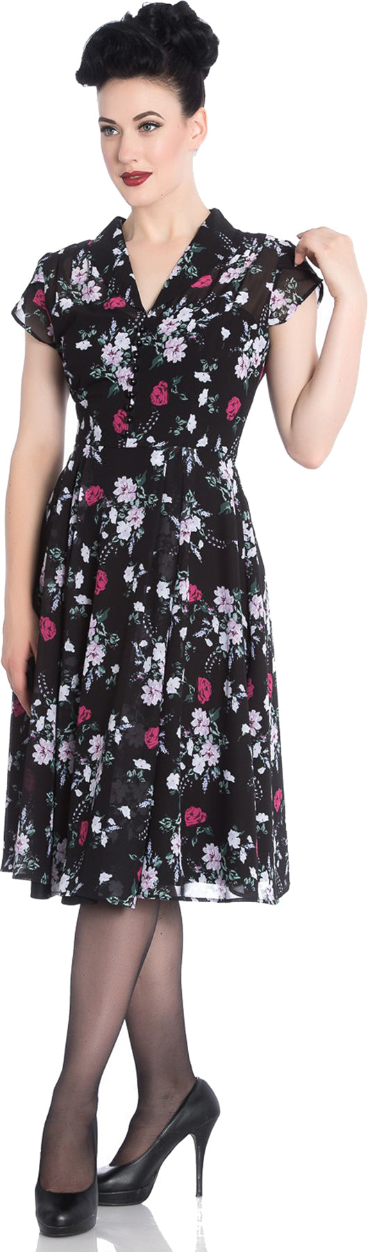 Hell_Bunny_BELLEVILLE_Vintage_ROSES_Floral_Chiffon_V-Neck_KLEID_killer_kirscheSIY9tlvD32Ory