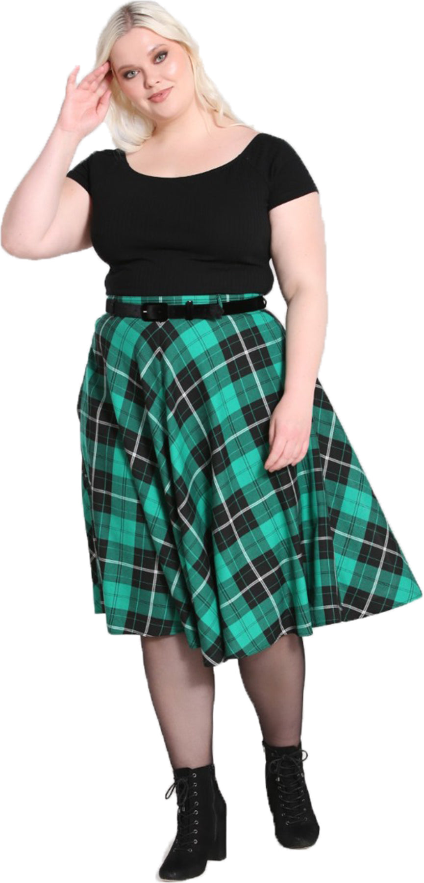Hell_Bunny_BERYL_CHECK_50s_TARTAN_Karo_Velvet_Swing_Skirt_TELLERROCK_Plus_Size_Killer_Kirsche-1
