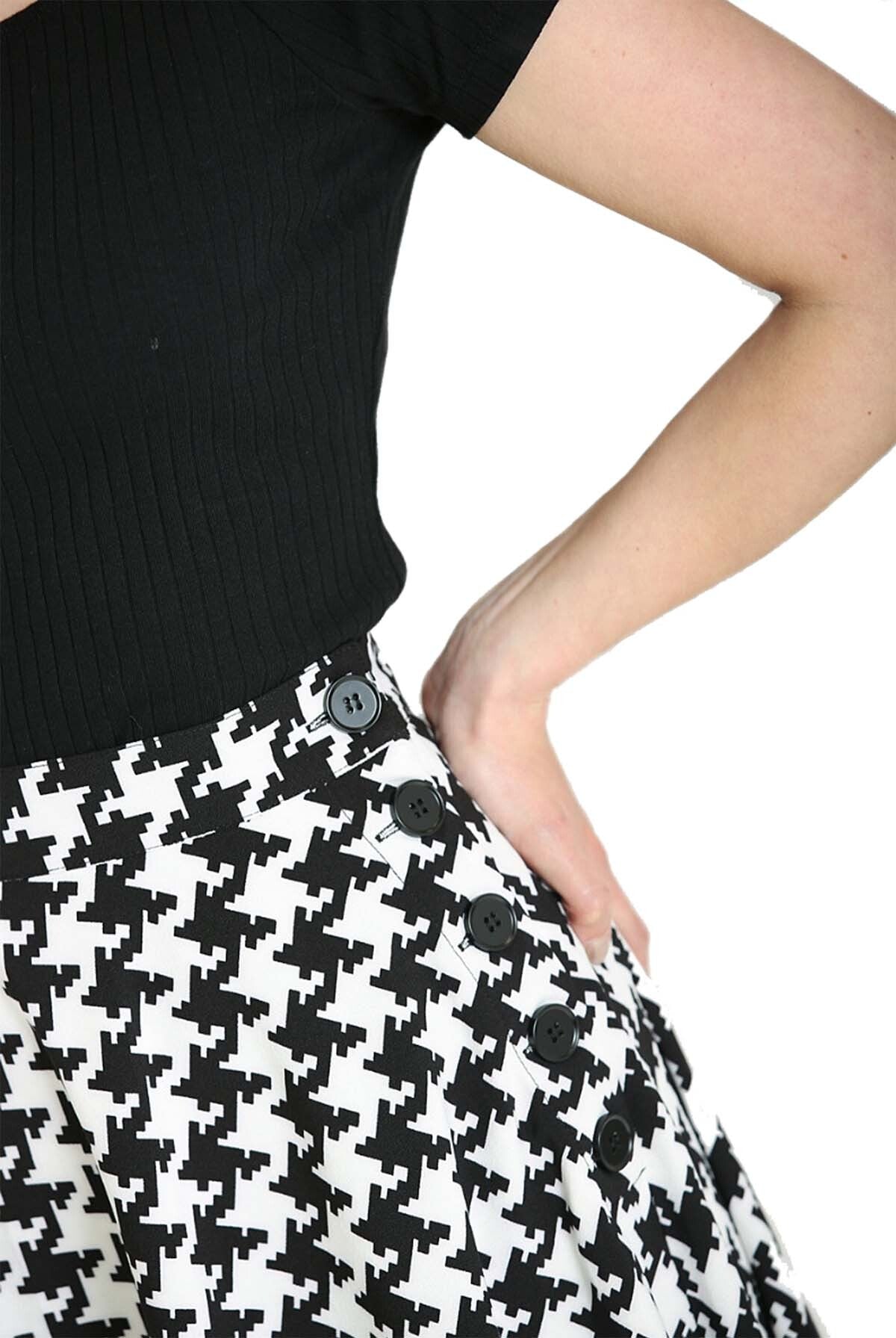 Hell_Bunny_BLAKE_HOUNDSTOOTH_Vintage_Hahnentritt_Karo_ALinien_Skirt_ROCK-3V0SlrTXU3P86o