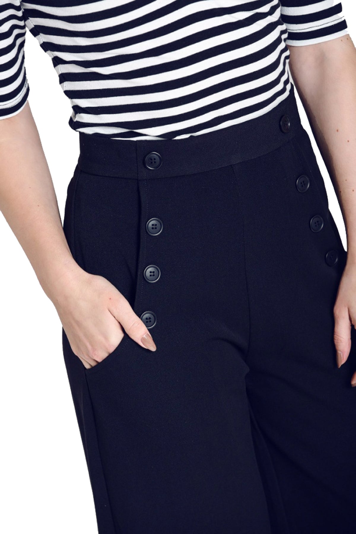 Hell_Bunny_CARLIE_Vintage_PLAIN_High_Waist_MARLENE_HOSE_Plus_Size_Navy_killer_kirsche_3