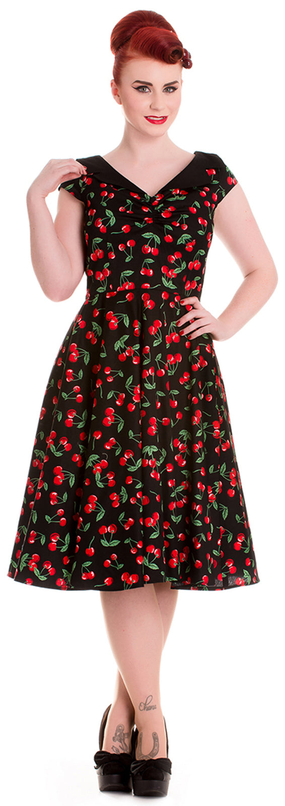 Hell_Bunny_CHERRY_Pop_50s_Kirschen_Swing_DRESS_Kleid_-_Schwarz_killer_kirscshe
