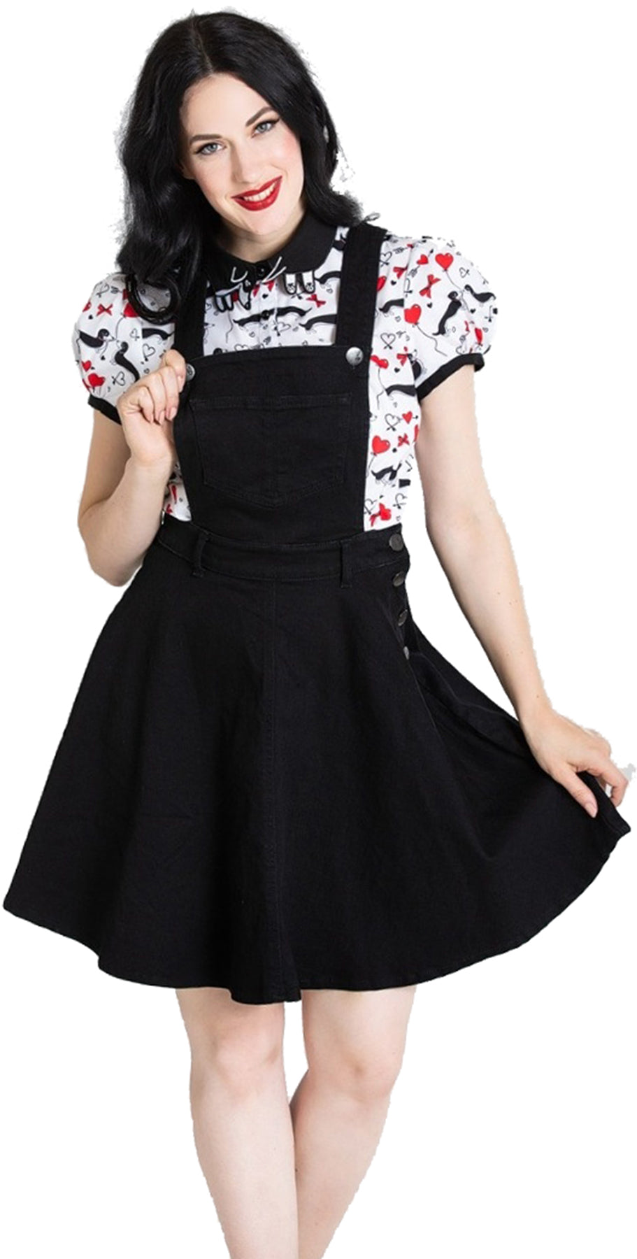Hell_Bunny_DAKOTA_Vintage_Denim_PINAFORE_Jeans_Retro_LATZKLEID_Schwarz_killer_kirsche_1qDiBRCN8Y4wQ9