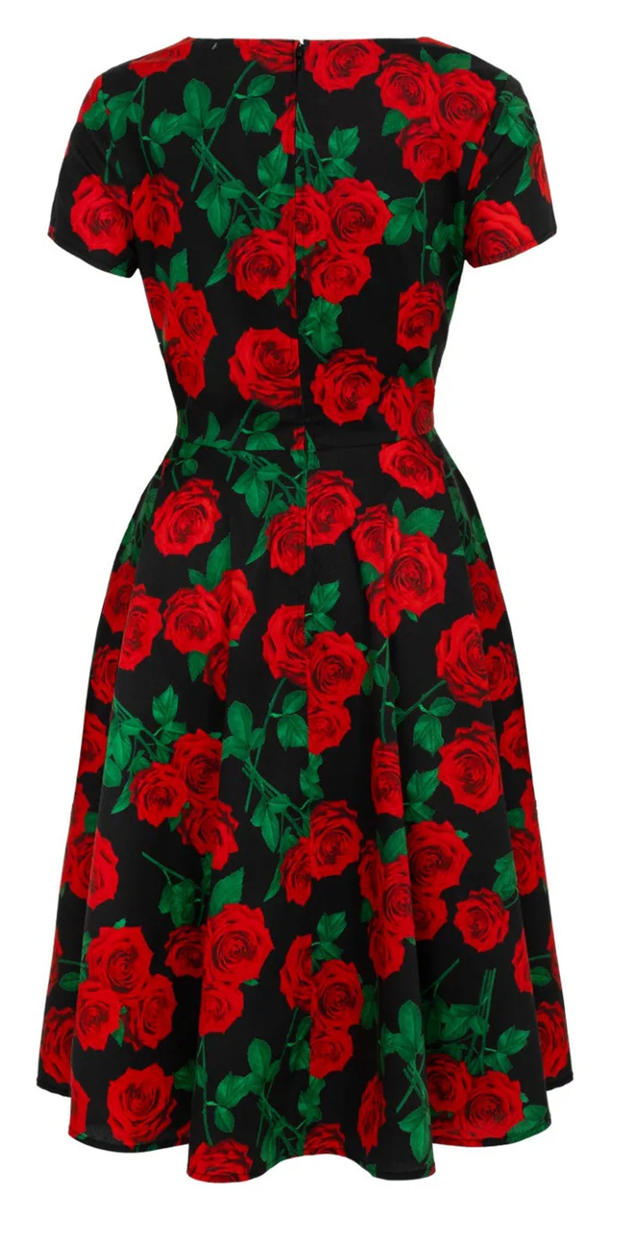 Hell_Bunny_DOLCE_VITA_Vintage_ROSEN_Floral_Retro_Red_Roses_V-Neck_SWING_DRESS_Kleid_-_Schwarz-7