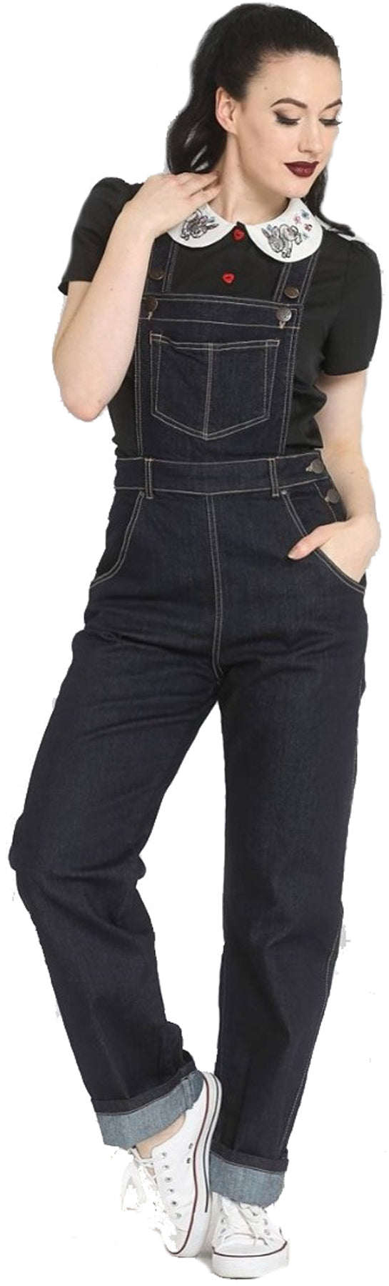 Hell_Bunny_ELLY_MAY_Denim_Vintage_50s_DUNGAREES_Jeans_LATZHOSE_blau_killer_kirsche_1
