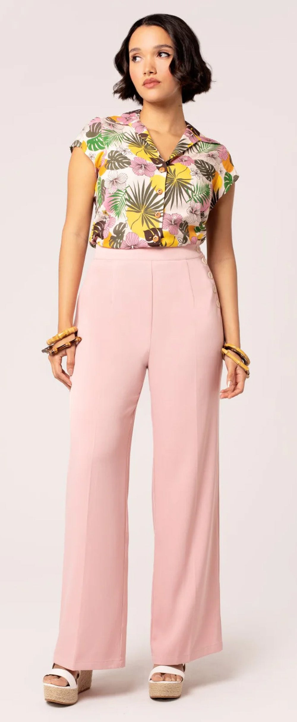 Hell_Bunny_GISELLE_50_Vintage_Retro_MARLENE_PANTS_Hose_-_Rosa-2